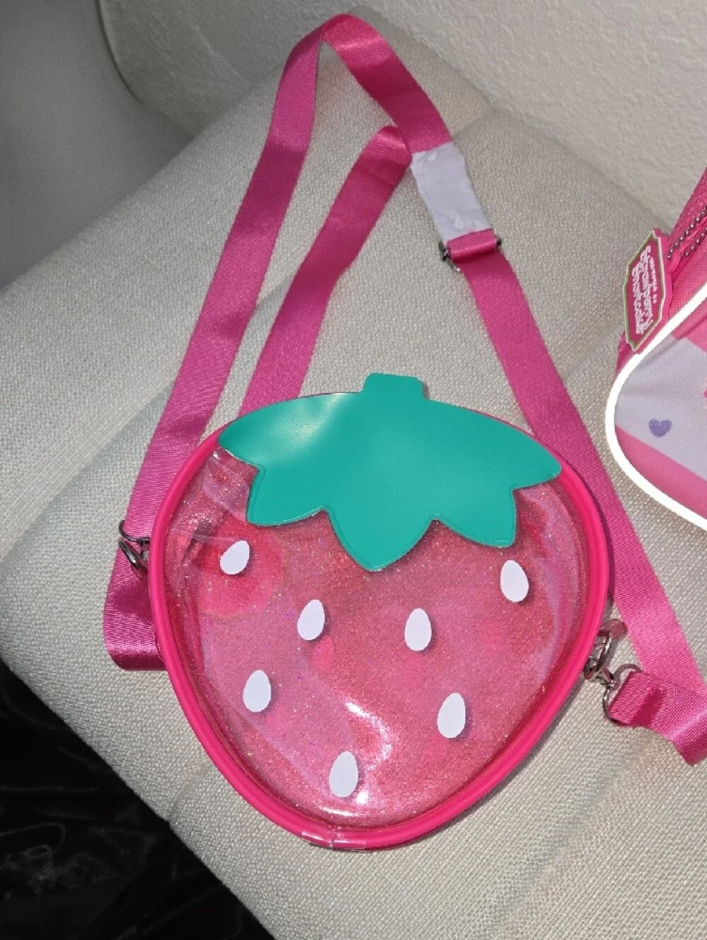 Strawberry Shortcake Pink Kids Backpack & Tote Set